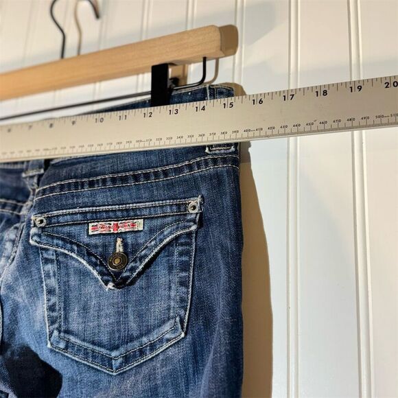 Hudson Signature Bootcut Low Rise Flare Y2K Dark Rinse Women Jeans WP170DHA 28 - Picture 6 of 9
